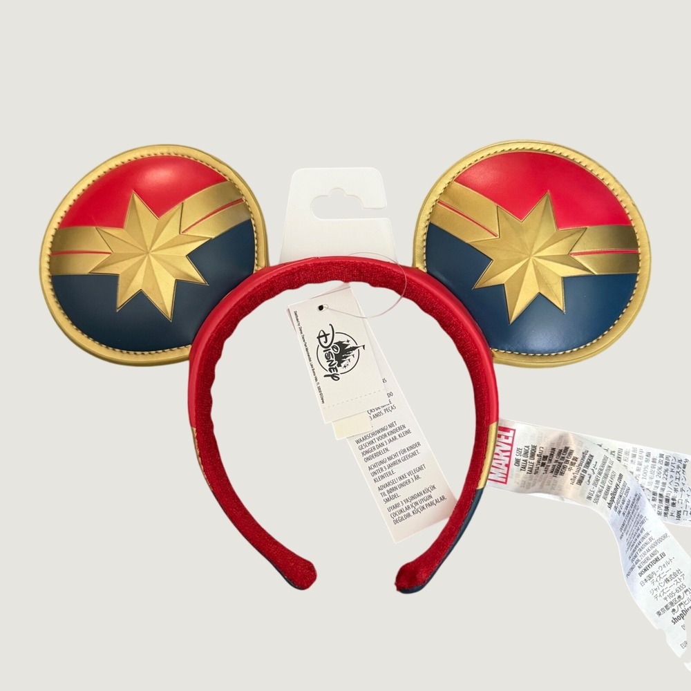 Disney Parks Marvel‎ Captain Marvel Minnie Mouse Ear Higher Further Faster
